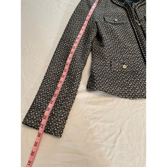 Women's Medium Black Gold Guess by Marciano Dress Jacket - Picture 7 of 7